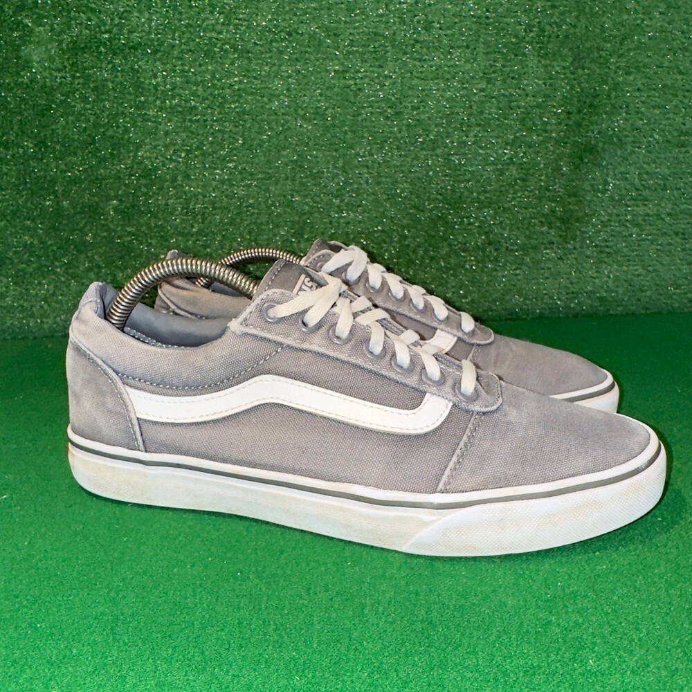 Vans Old Skool Low Top Gray White 500714 Men's Sneakers‎ Size 9